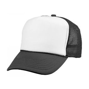 כובע רשת – טרקר שחור ולבן