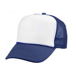 כובע רשת – טרקר כחול לבן
