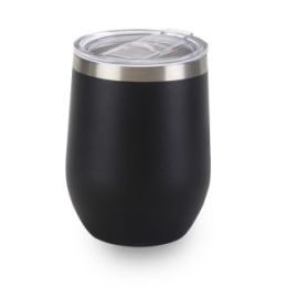 כוס תרמית מנירוסטה 415 מל פלקון שחור