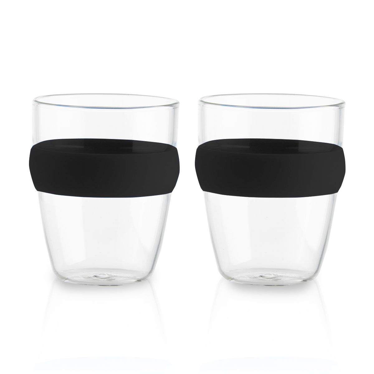 זוג כוסות זכוכית עם חבק 150 מ”ל אינדונזיה 2 שחור