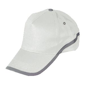 כובע מצחייה עם פס מחזיר אור – בוסטון לבן